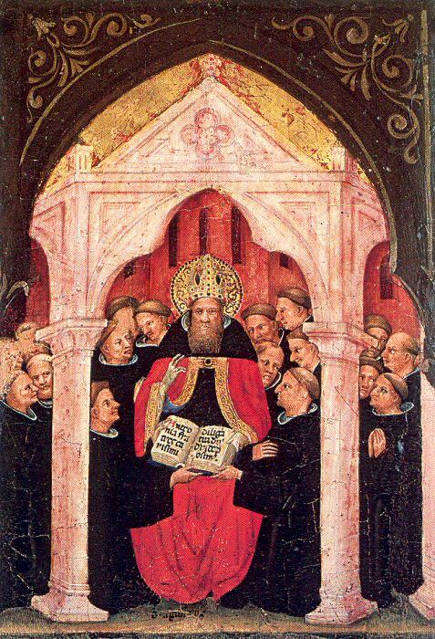 Pietro, Nicolo di Scenes from the Legend of Saint Augustine: 11 oil painting image